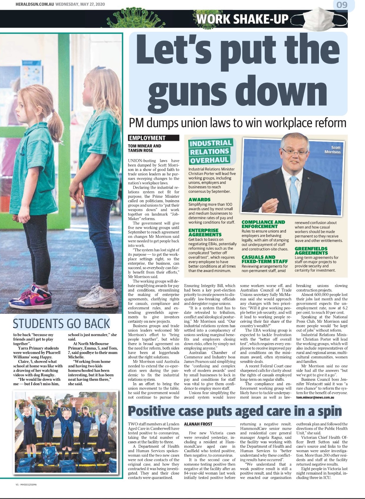 Herald Sun news report 